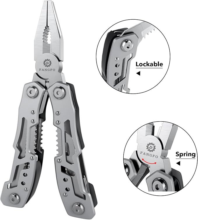 14-In-1 Multitool Pliers，Premium Portable Multi Tool ，with Safety Locking - Image 3