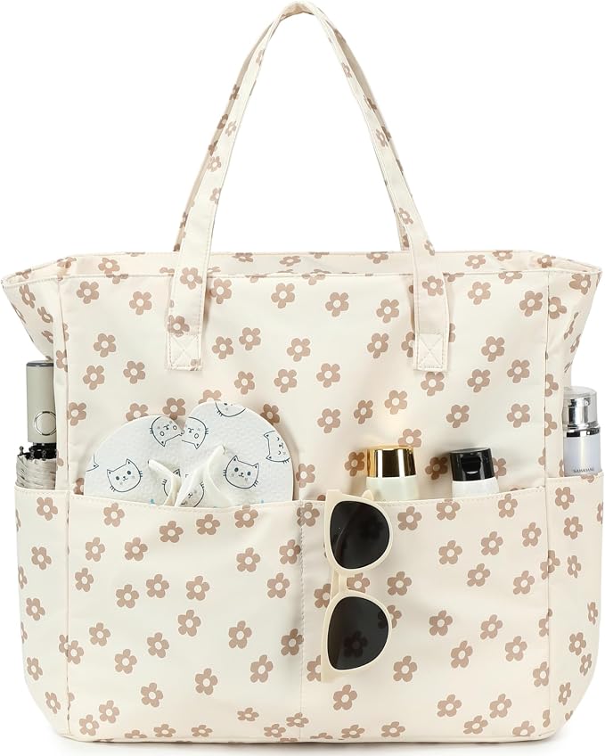 Beach Pool Bags Tote for Women Ladies Large Gym Tote Carry On Bag - Image 8