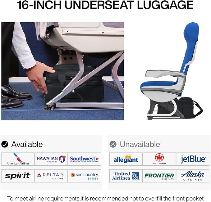 Hanke Softside Underseat Carry On Luggage - Image 2