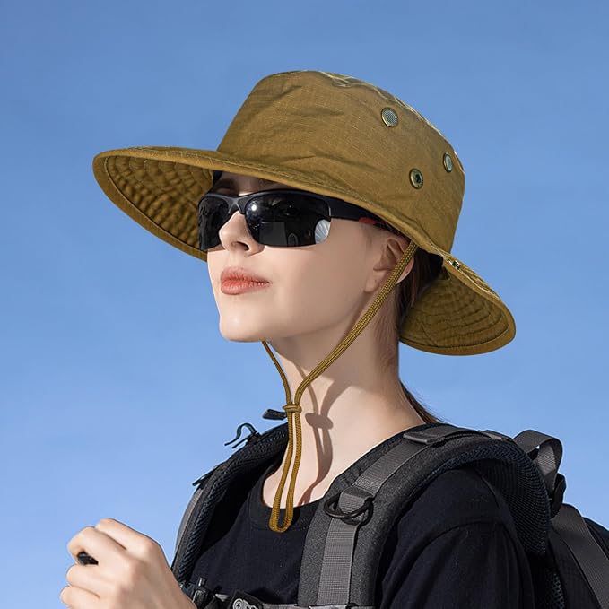 Sun Hats for Men Women Boonie Hat Foldable Fishing Hat UPF 50+ Bucket Hat for - Image 5