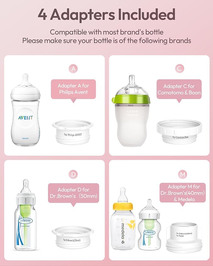 Portable Bottle Warmer, w-maxa Fast Baby Bottle Warmer - Image 4