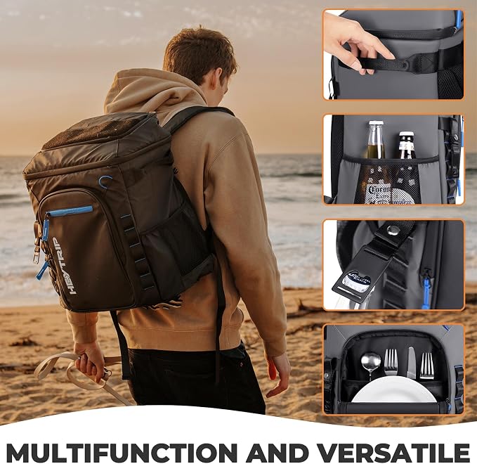 Heytrip Backpack Cooler 36/54 Cans Insulated Waterproof Cooler Bag - Image 7