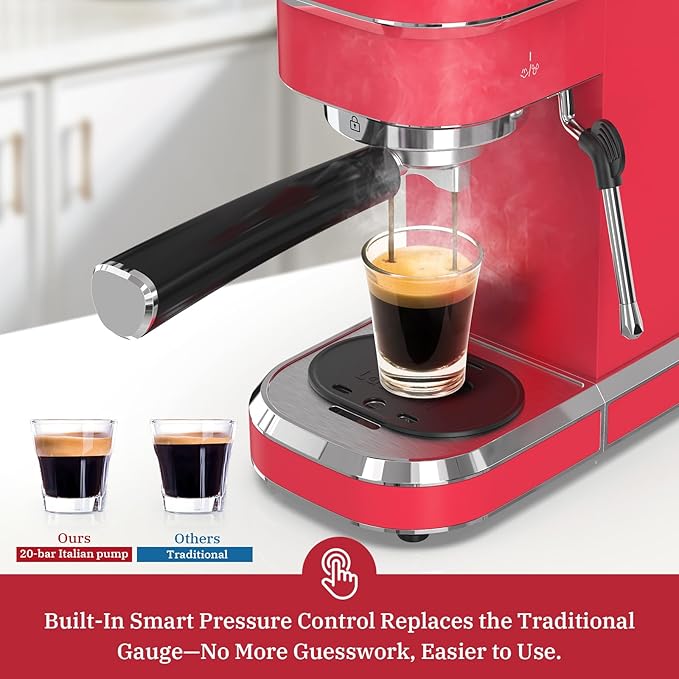 Espresso Machine 20 Bar, Professional Espresso Maker - Image 4