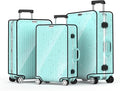3 Pieces Clear Luggage Cover Protectors, 0.4mm Thicken PVC Suitcase Covers by YHOUSE