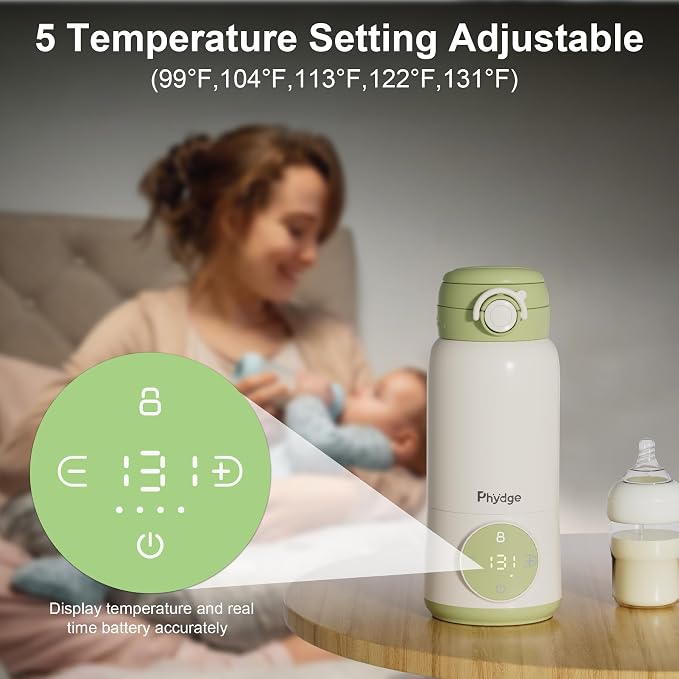 Portable Bottle Warmer for Travel, 15oz Capacity Portable Milk Warmer for Baby - Image 4