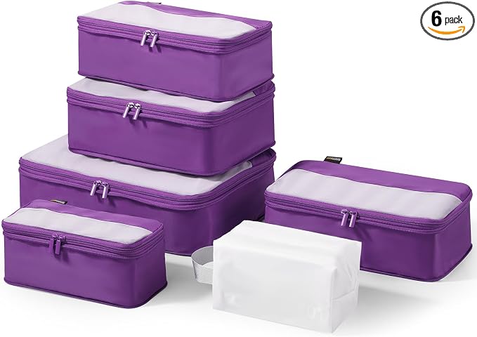 6 Set Compression Packing Cubes by SOARSAIL