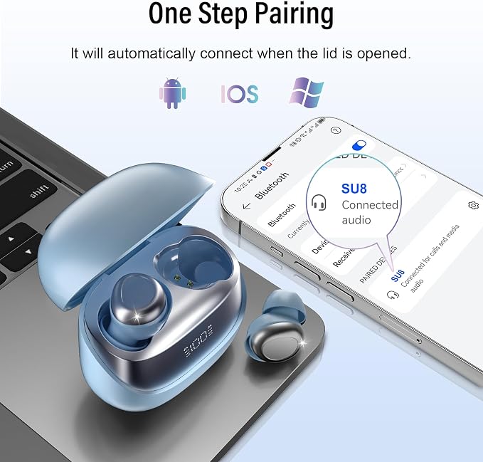 Sleep Earbuds Bluetooth 5.4 in Ear Light-Weight Headphones, Mini Sleep - Image 7