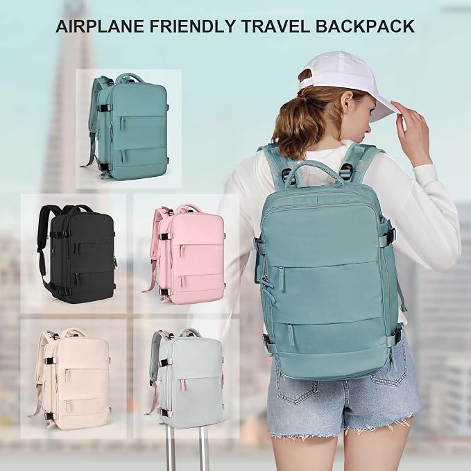 coowoz Travel Backpack For Women Men, Carry On Backpack, Hiking Backpack - Image 7