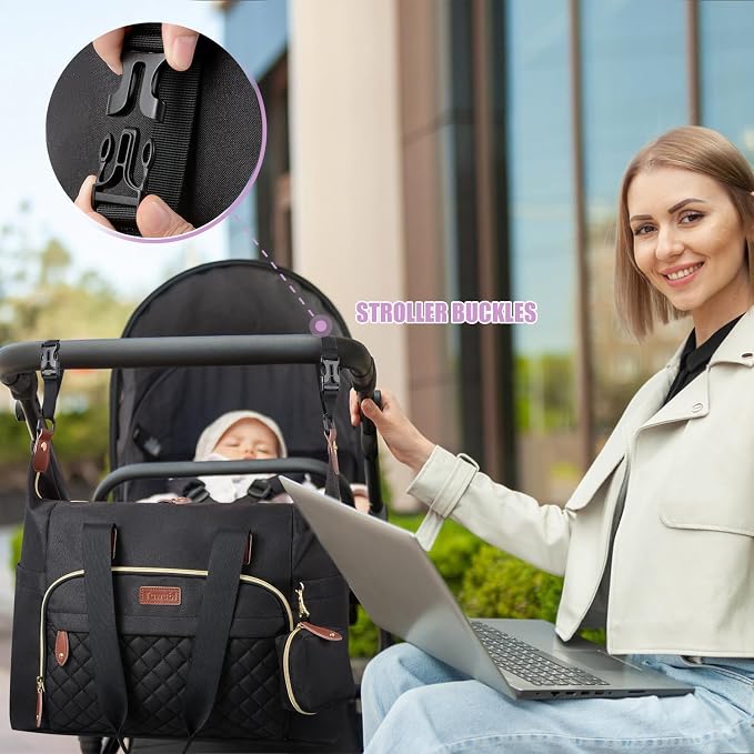 Tuwubi Diaper Bag Tote, Baby Diaper Bag - Image 6