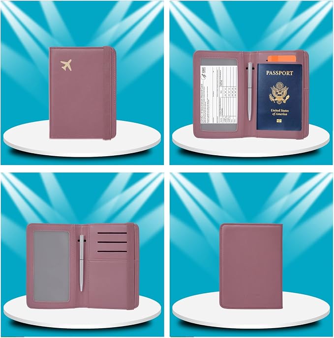 ZOPPEN Passport Holder Wallet, Passport Cover Travel Wallet Women Travel - Image 7