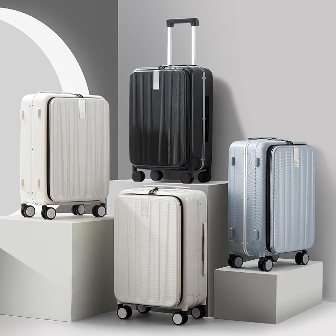Hanke 20 Inch Carry-On Luggage PC Hard Shell Suitcases - Image 8