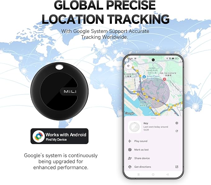 MiLi MiTag Bluetooth Tracker for Android, Google Certified Key Finder/Luggage - Image 4
