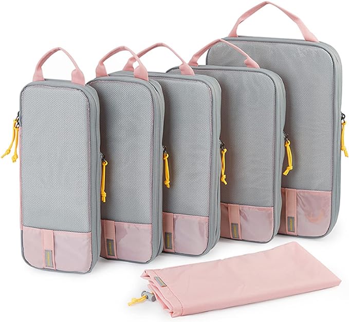 BAGSMART 6 Set Compression Packing Cubes by BAGSMART