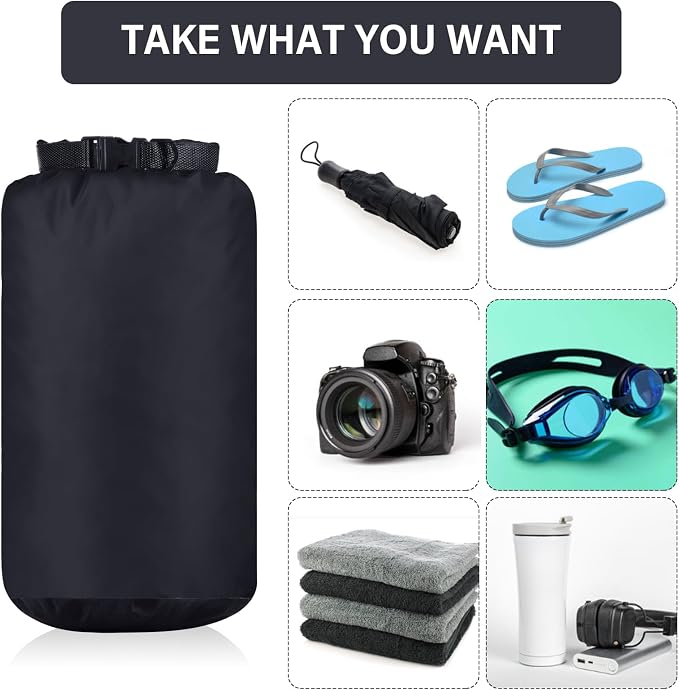 6 Pcs Waterproof Dry Bag Sack Lightweight Outdoor Dry Bags 35 L, 20 L, 15 L - Image 5