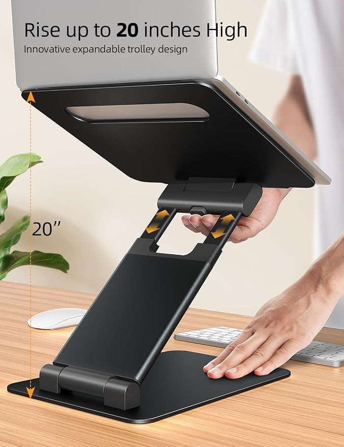 Nulaxy Height Adjustable Laptop Stand - Image 5