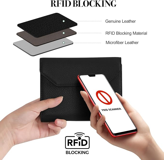 Leather Passport Holder for Travel, Passport Book Holder，Rfid Blocking Travel - Image 5