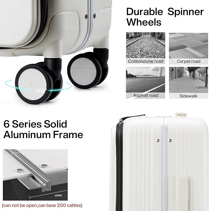 Hanke Grace Hard Shell Suitcases - Image 5