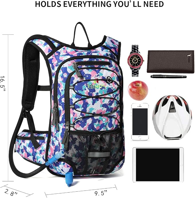 Hydration Pack Backpack with 3L Water Bladder - Image 4