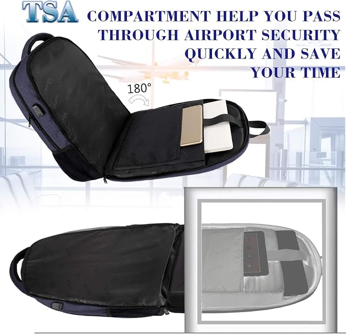 MATEIN Large College Backpack, Sturdy Computer Backpack - Image 9