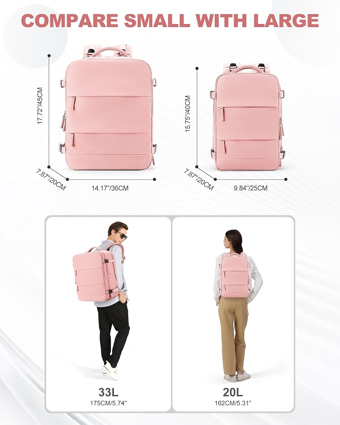 coowoz Large Travel Backpack Carry On - Image 8