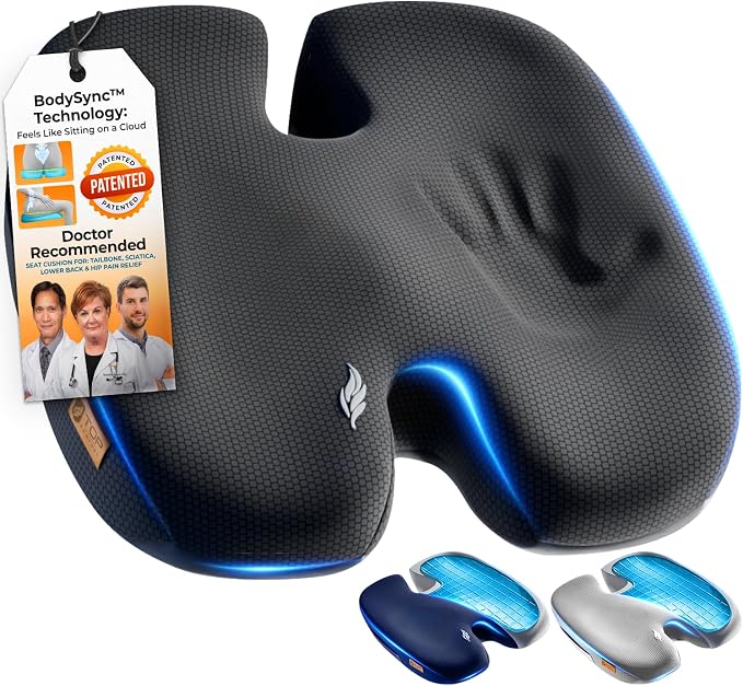 Seat Cushion, BodySync™ Technology by TopComfort