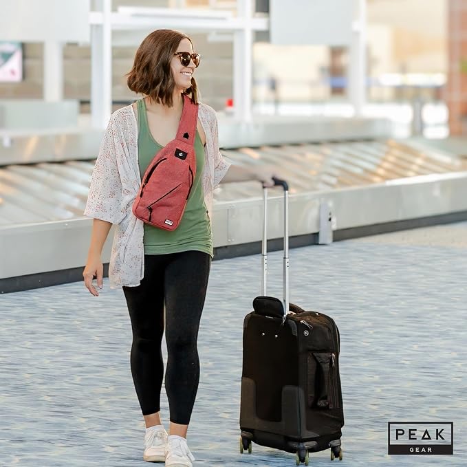Peak Gear Travel Sling Bag. Compact Crossbody Bag | Lighter and Smaller than a - Image 6