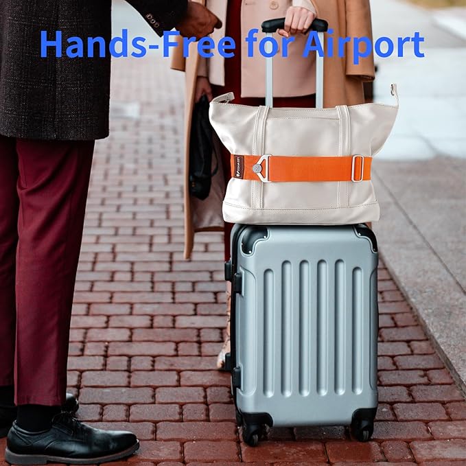 Luggage Straps for Suitcases Add a Bag Luggage Strap, 2-in-1 Travel Belt for - Image 2