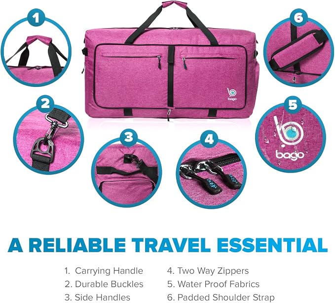 Bago Large Foldable Duffel Bags - Image 3