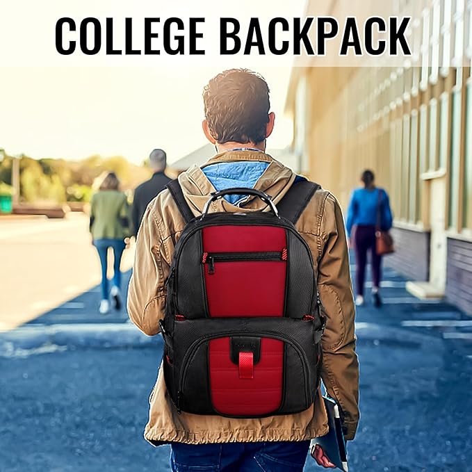 YOREPEK 18.4 Laptop Backpack, Large Backpacks Fit Most 18 Inch Laptop - Image 6