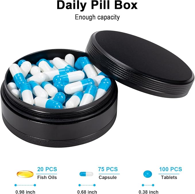 Portable Metal Pill Box - Image 3