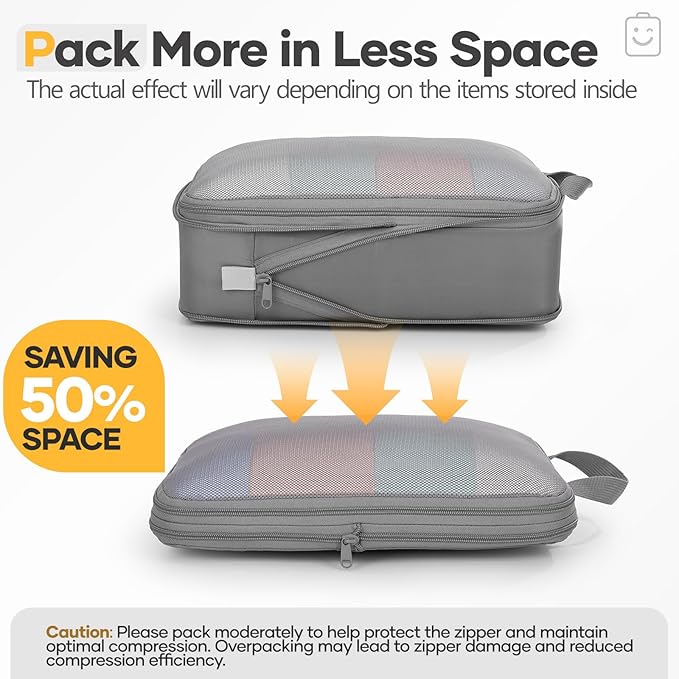 Veken 9/11 Set Compression Packing Cubes - Image 4