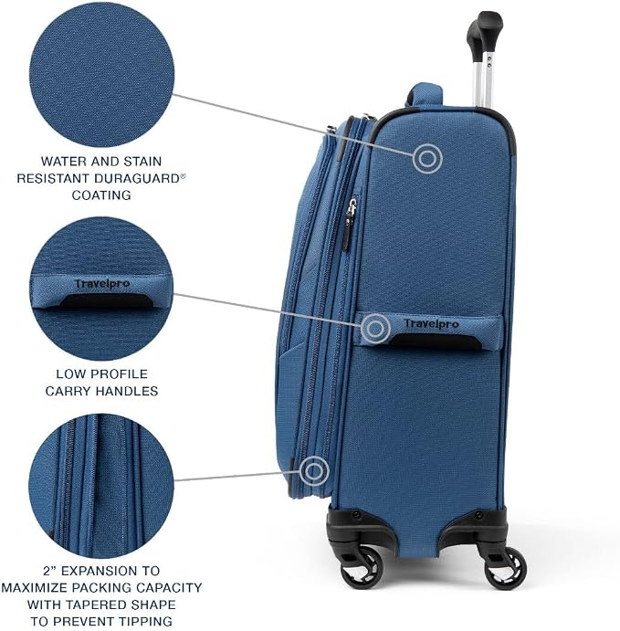 Travelpro Maxlite 5 Softside Expandable Carry-On Luggage - Image 4