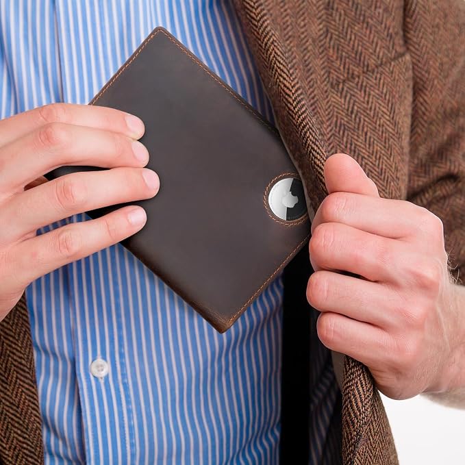 Polare Luxury RFID Blocking Leather Passport Holder Travel Wallet - Image 9