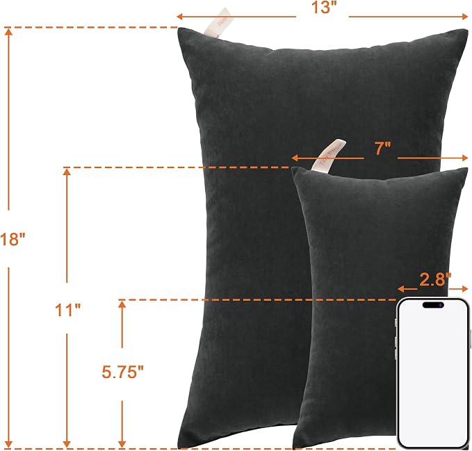 NTBAY Tiny Pillows, Down Alternative 7"x11" Microfiber Mini Pillow - Image 6