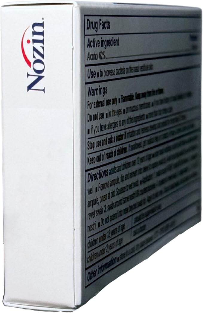 Nozin® Nasal Sanitizer® Antiseptic Popswab® Ampules 10ct Pack | Kills 99.99% of - Image 12