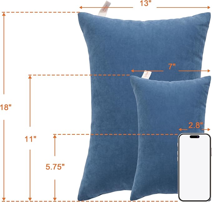 NTBAY Tiny Pillows, Down Alternative 7"x11" Microfiber Mini Pillow - Image 5