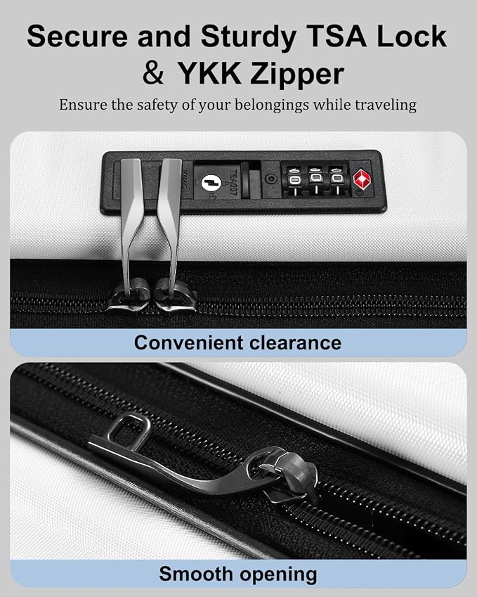 Expandable Checked Luggage, 28 Inch Luggage - Image 5