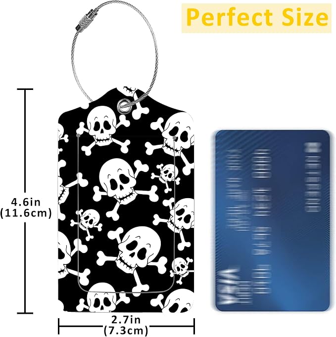 2 Pack Human Skeleton Luggage Tag - Image 2