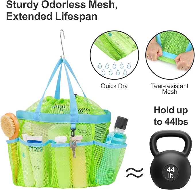 F-color Mesh Shower Caddy Portable - Image 4