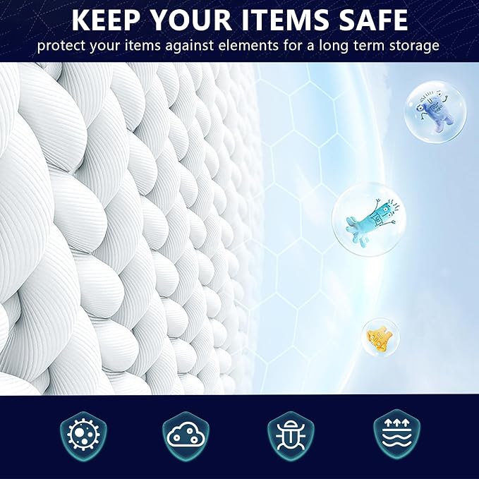 Vacuum Storage Bags for Blankets and Comforters 8 Jumbo Vacuum Seal Bags for - Image 6