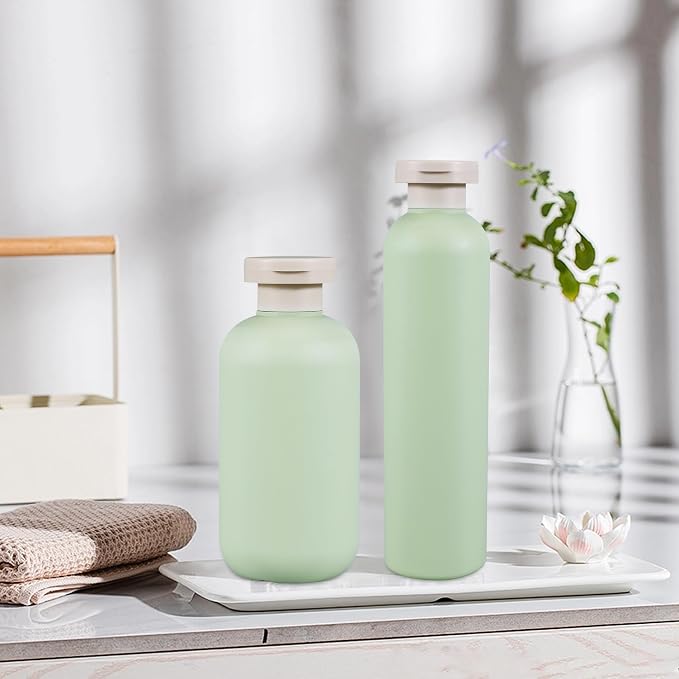 6.8oz Squeeze Bottles with Flip Cap, Refillable Plastic Travel Bottles - Image 5