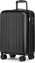 KYME Suitcase Hardshell With Double Spinner Wheels, PC+ABS TSA Lock Travel by KYME