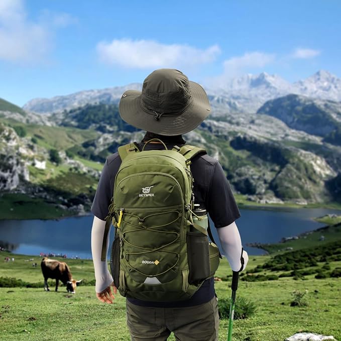 SKYSPER Hiking Backpack for Men Women, 35L Travel Backpack Waterproof Camping - Image 7