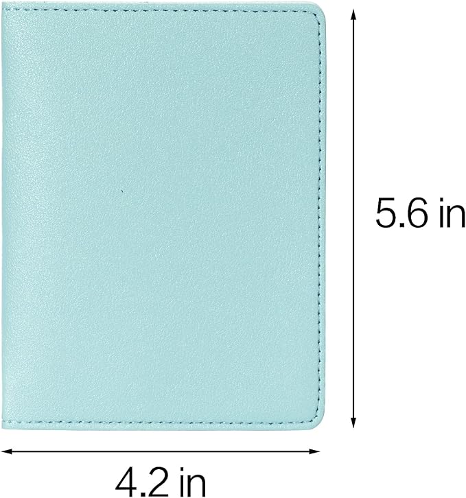 2 Pack Passport covers and Vaccine Card Holder Arouselove PU Leather Passport - Image 2