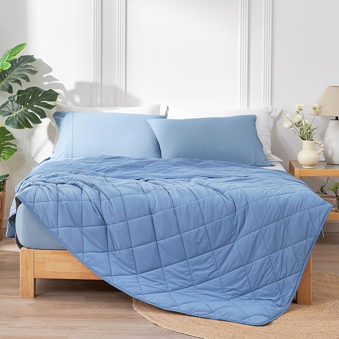 Cozy Bliss Cooling Blanket for Hot Sleepers, Q-Max 0.4 Cooling Comfort Queen - Image 4