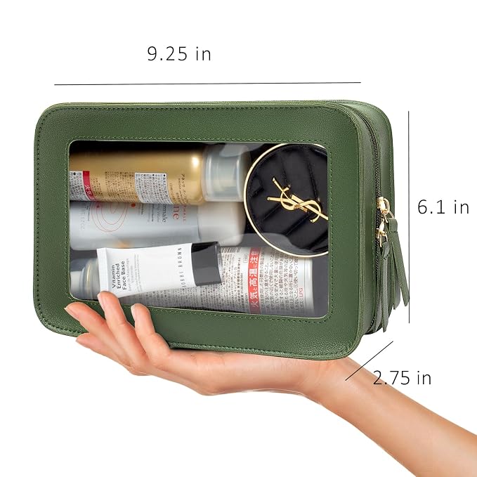 LETGO Clear Makeup Bags, TSA Approved Toiletry Bag - Image 4