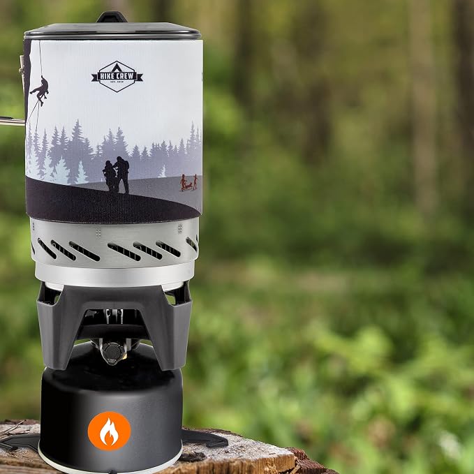 HikeCrew Portable Gas Powered Stove top & Cooking System, Compact Camping - Image 9