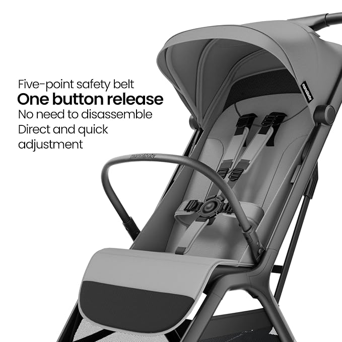 MAMA & BABY Packa Compact Travel Stroller – Lightweight, One-Hand Auto Folding - Image 6