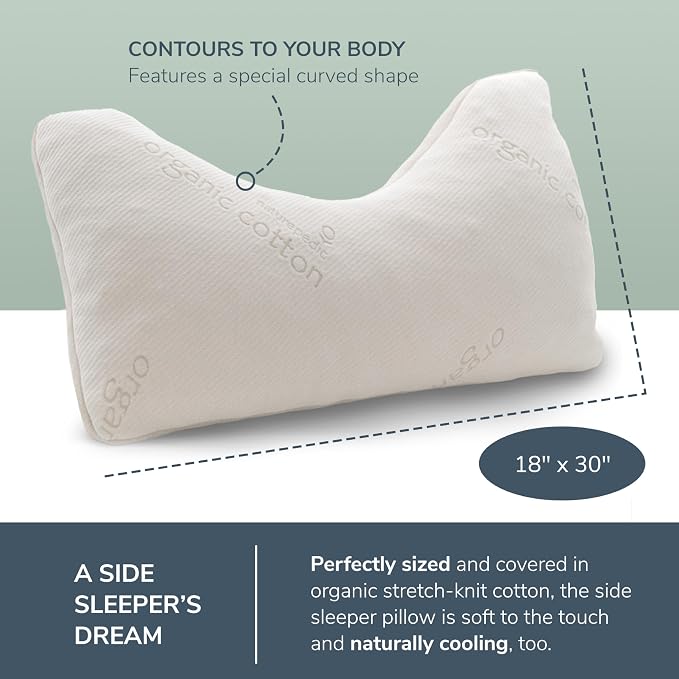 Naturepedic Organic Latex Side Sleeper Pillow - Image 7