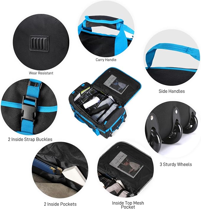 Foldable Rolling Duffle Bag - Image 3